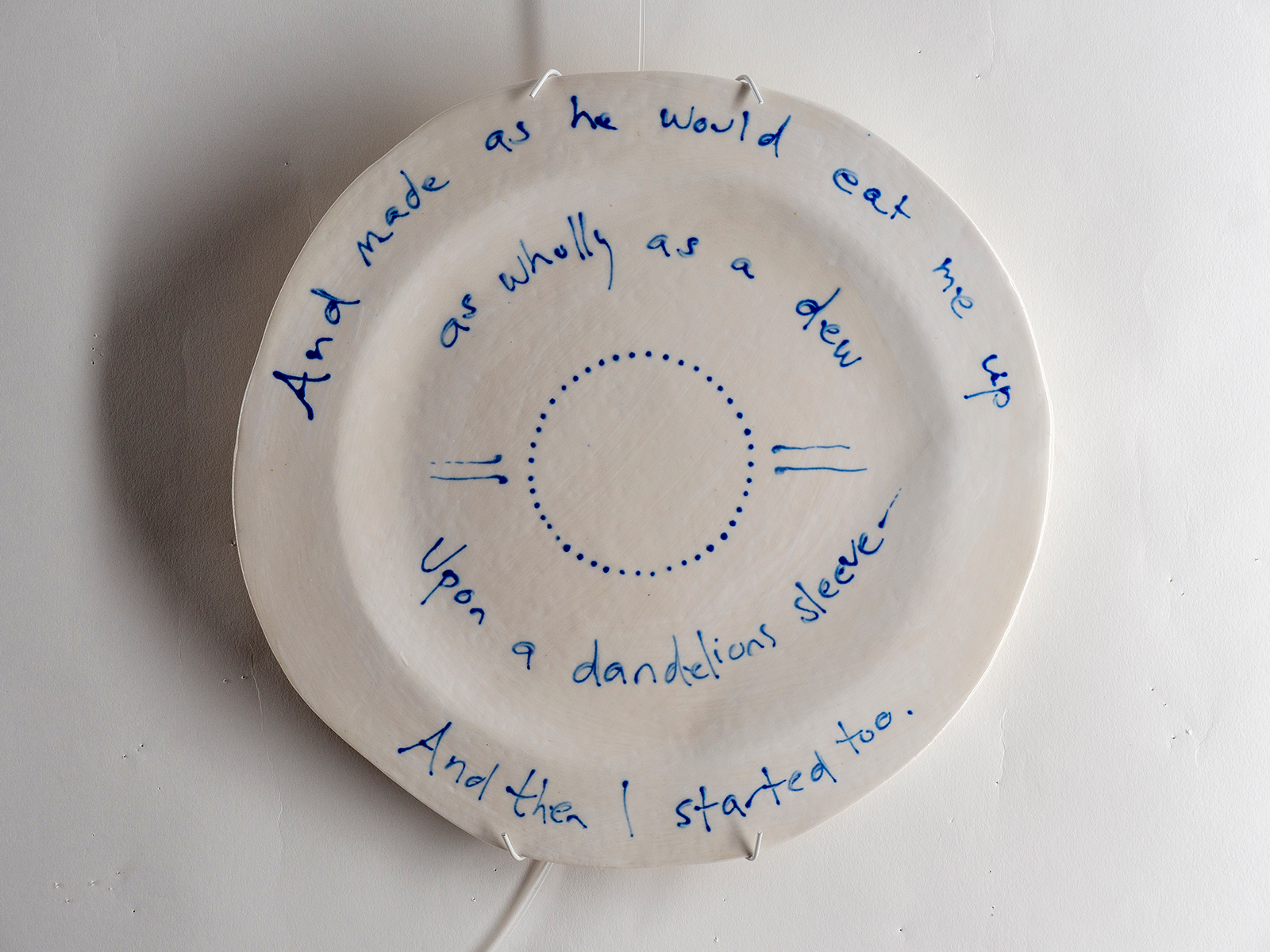 Jan Mullen Ceramic plate