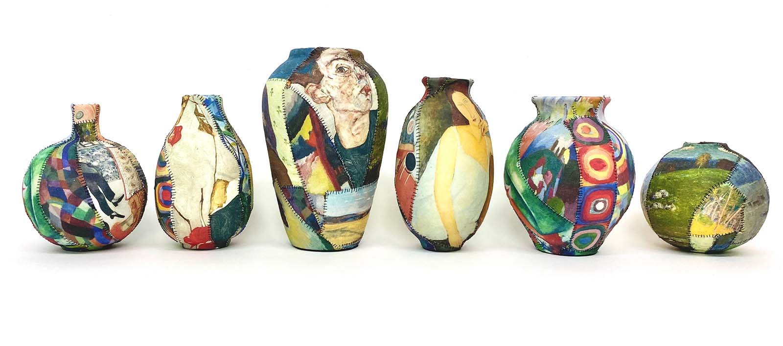 Jane Mullen THE FERRY VASES  – SERIES 2 # 1-6